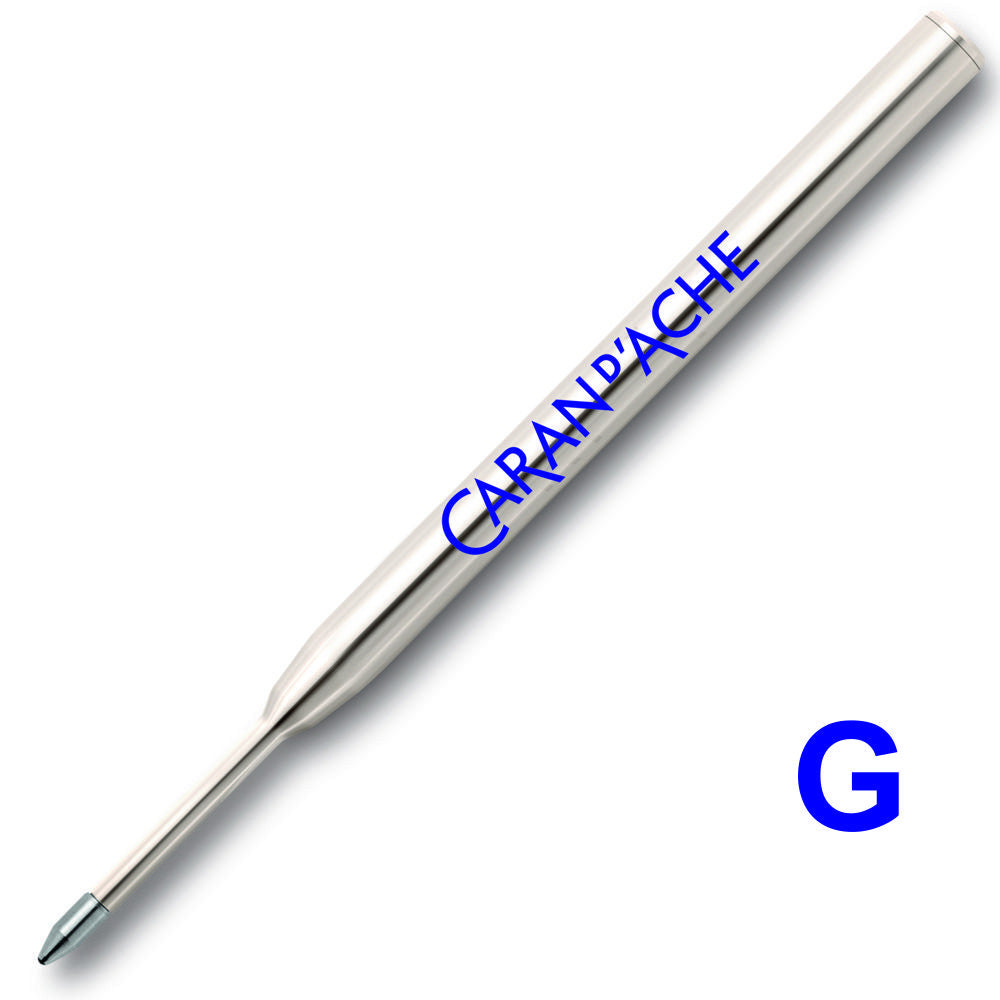 Carga Para Caneta Esferográfica Caran d'Ache Goliath Pena G Azul Unidade